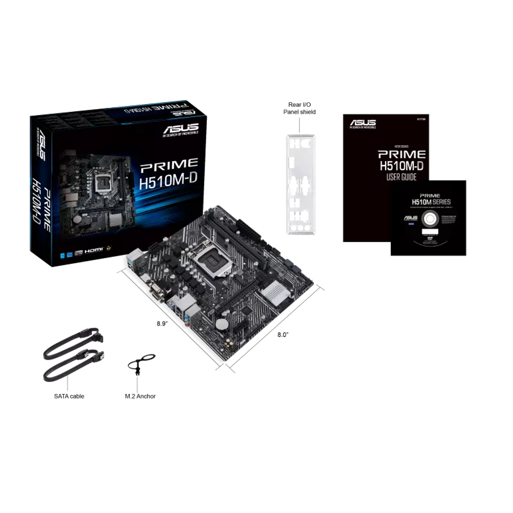 ASUS PRIME H510M-D/CSM mATX LGA1200 Motherboard