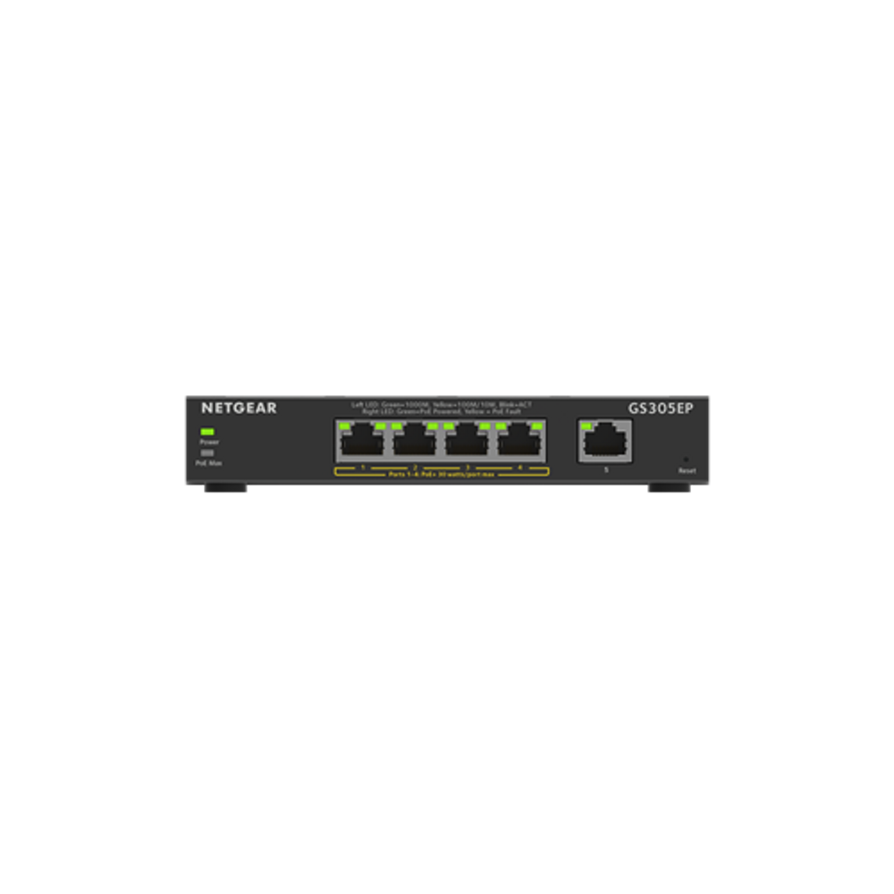 Netgear GS305EP-100AUS Networking Device - 5 Port Managed Switch