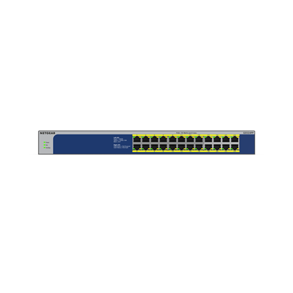 Netgear GS524PP-100AJS Networking Device - 24 Port Unmanaged Switch PoE+