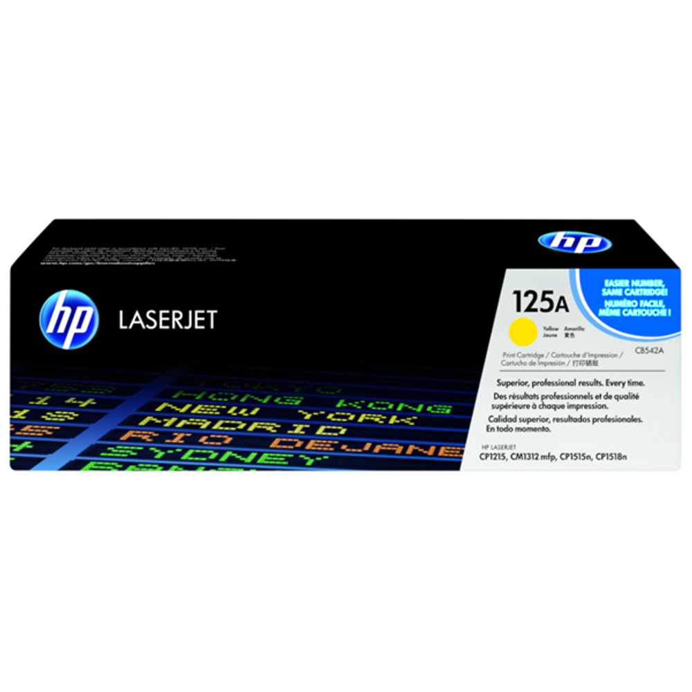 HP 125A Toner Cartridges Yellow