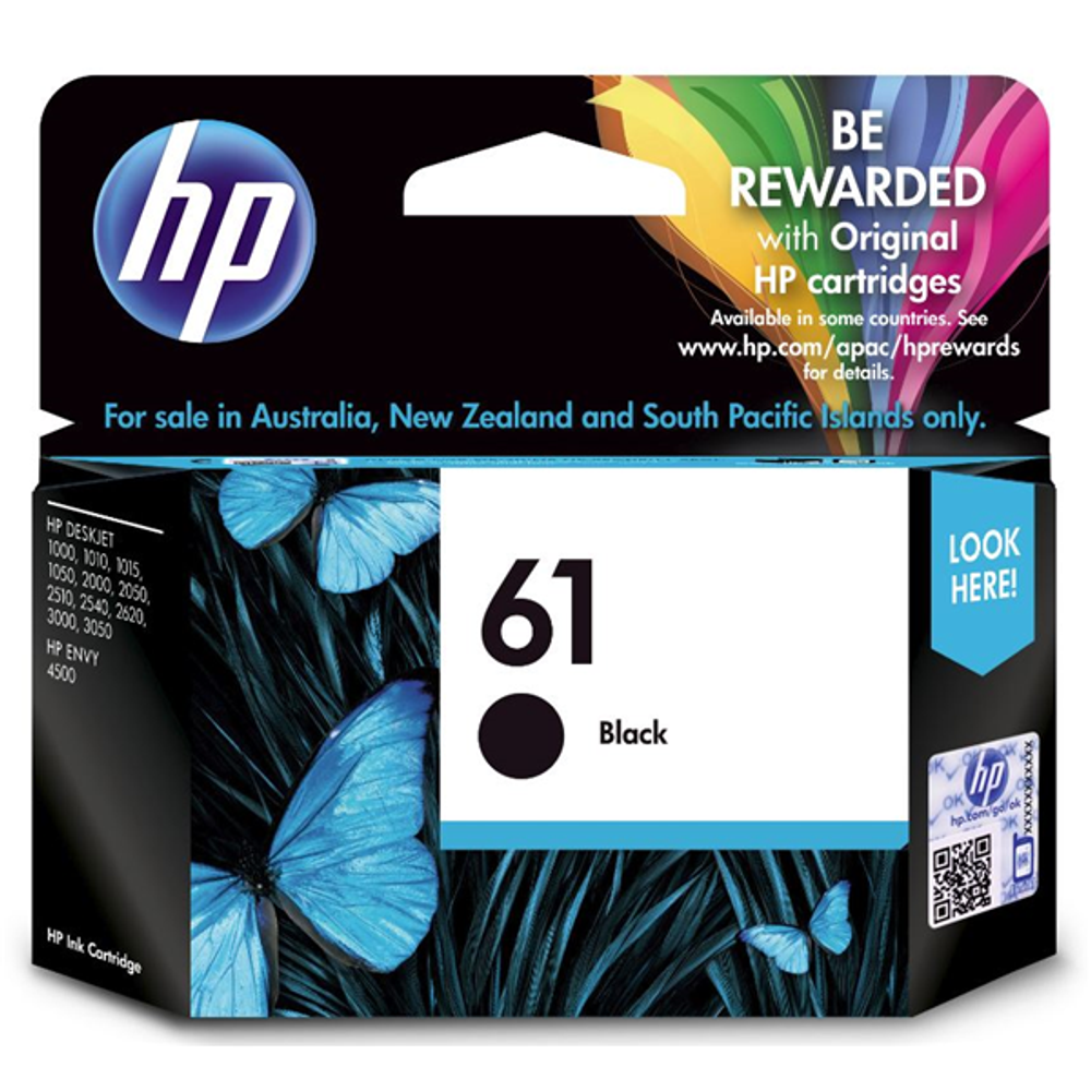 HP 61 Black Ink Cartridge