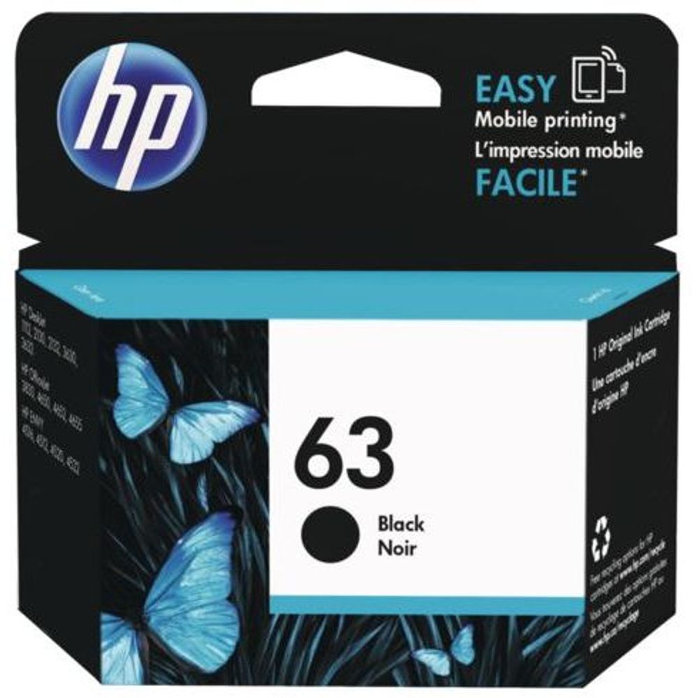 HP 63 Black Ink Cartridge