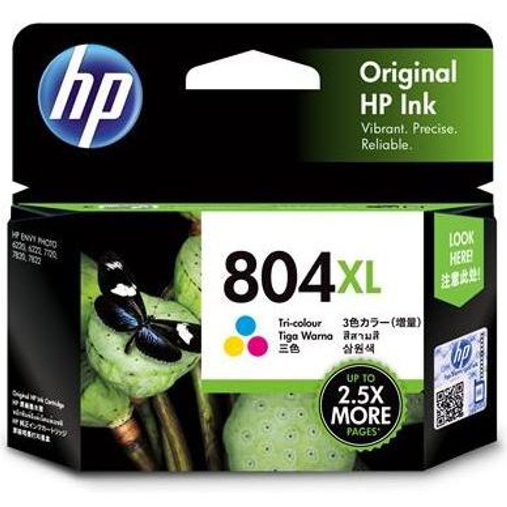 HP 804XL Tri-Colour High Yield Ink Cartridge