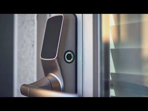 Lockly PGD628F VB - Lockly Secure Plus Latch Lock, Fingerprint, BT, Passcode Patent VB