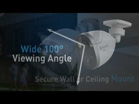 Swann SWIFI-2KOCAM-GL 2KO Outdoor Wi-Fi Spotlight Security Camera