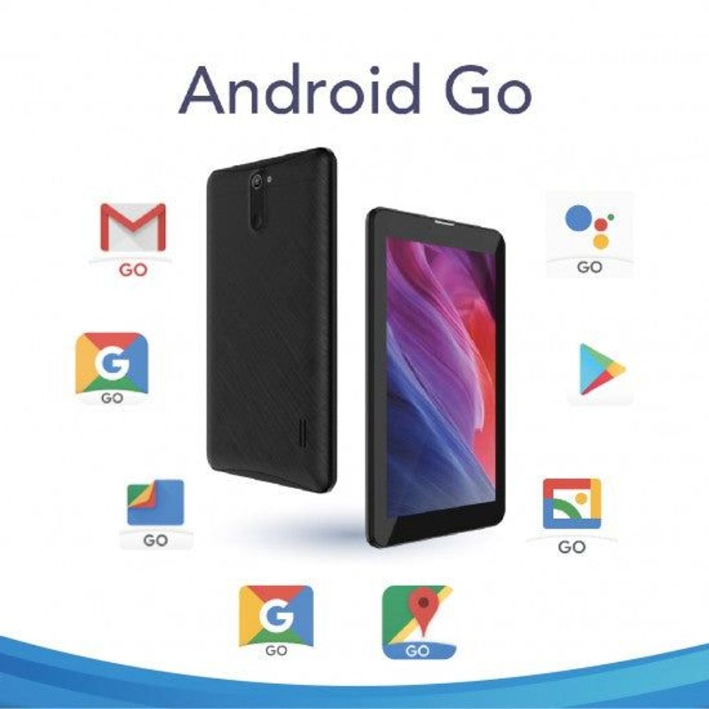 Laser 10" Quad Core 1GB 16GB BT android 10 OS - Black