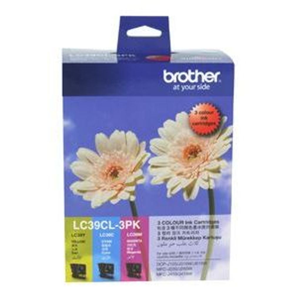 Brother LC39CL3PK Colour Ink Cartridge Triple Pack