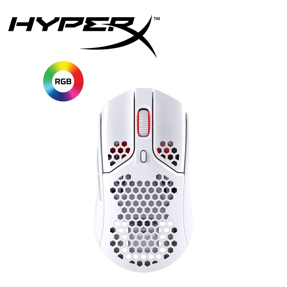 Hyperx Pulsefire Haste Wireless Gaming Mouse (White)