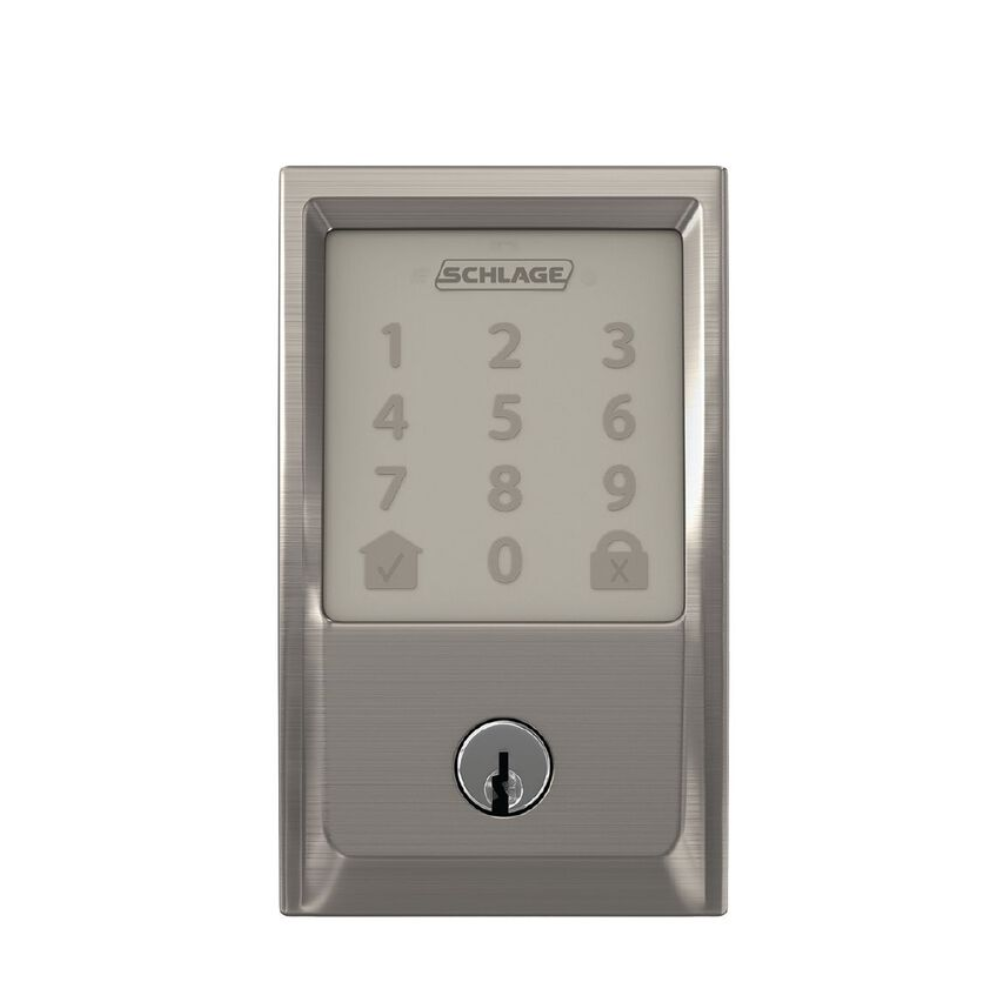 Schlage Encode - Smart Wi-Fi Deadbolt - Kitset Options available Encode Only Satin Nickel